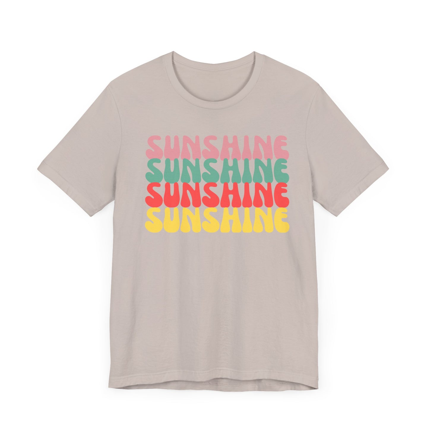 Sunny Vibe Unisex Tee, Summer T-Shirt, Beachwear, Gift for Her, Casual Wear, Fun Graphic Tee
