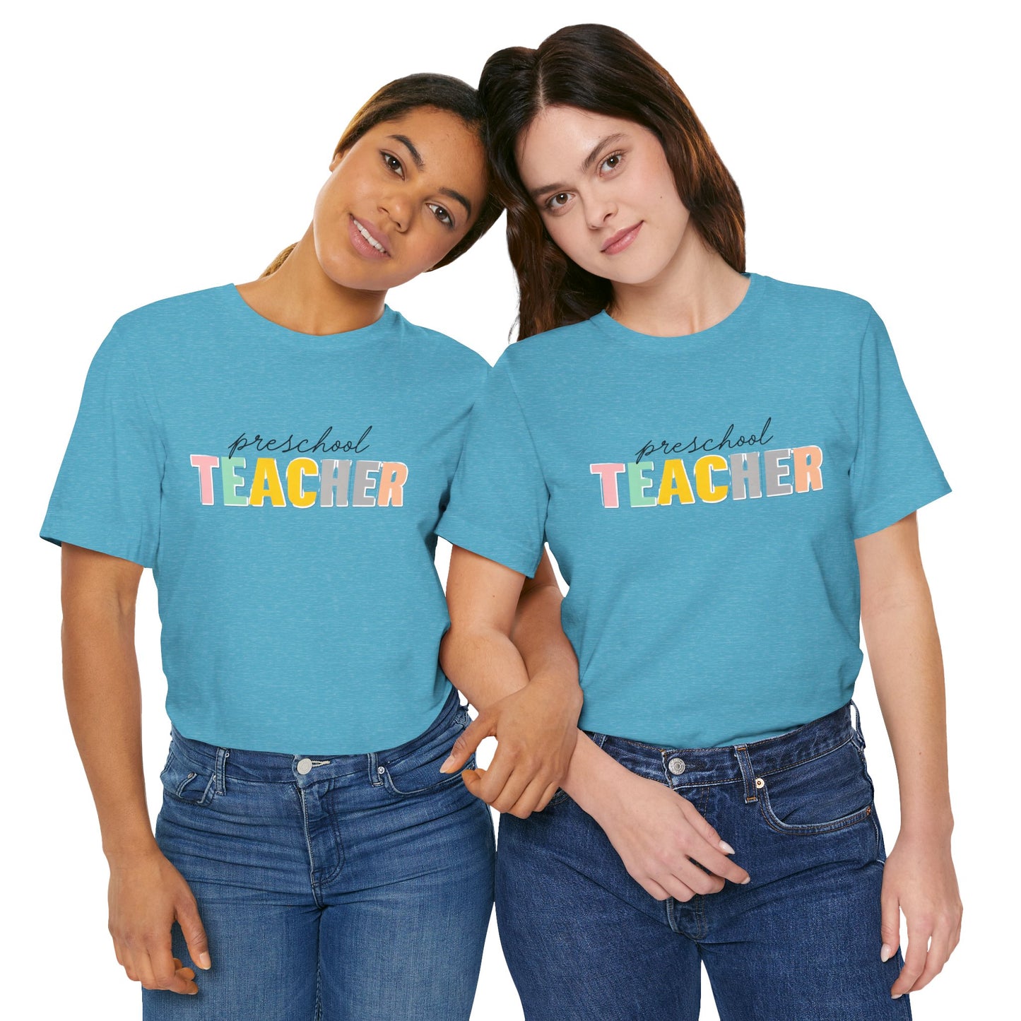 Preschool Teacher Tee, Cute Teacher Shirt, Gift for Educators, Teacher Appreciation, Back to School, Unisex T-Shirt