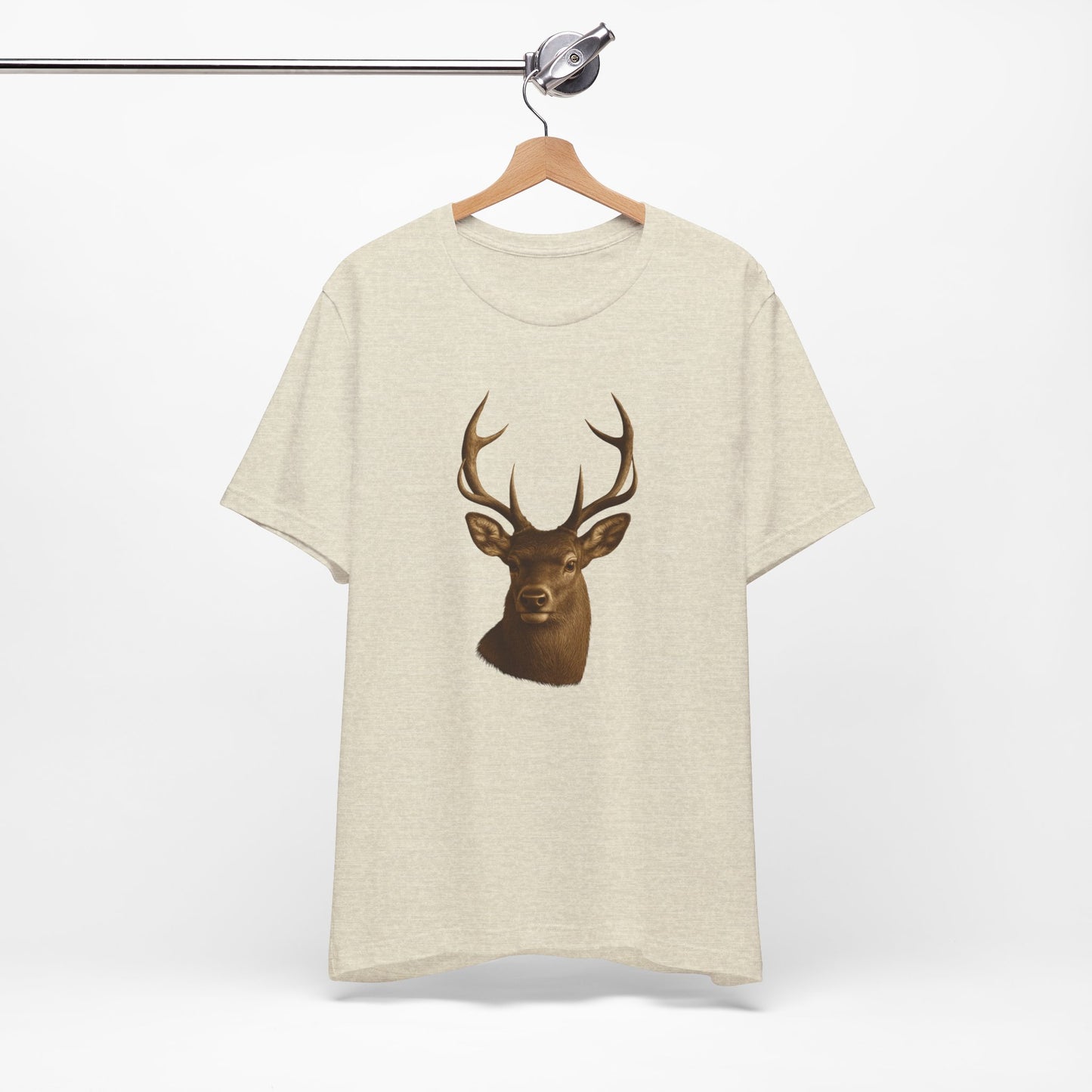 Rustic Deer Graphic Tee, Nature Lover Shirt, Outdoorsy Gift, Casual Wear, Wildlife Enthusiast Tee