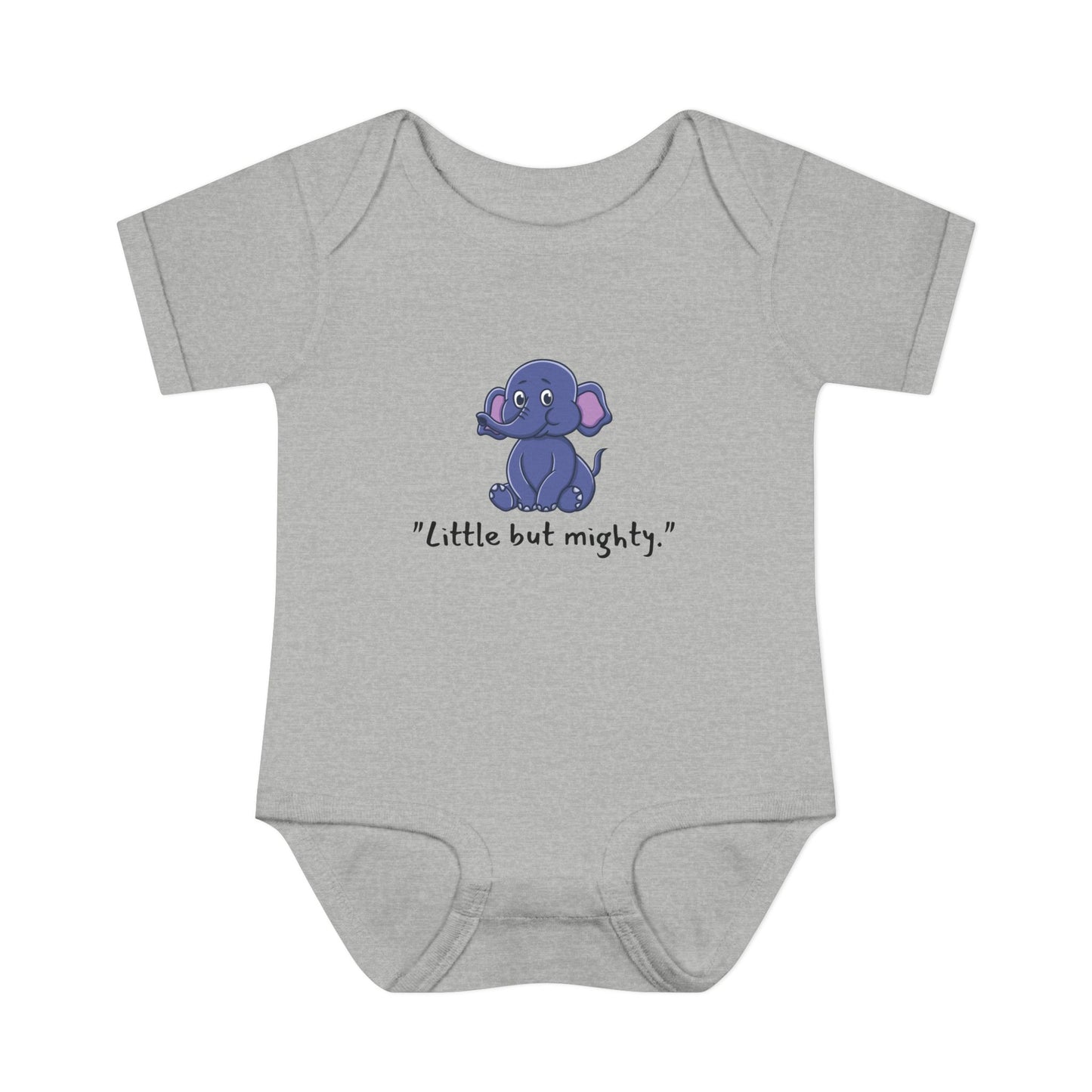 Baby Bodysuit - Little But Mighty Elephant