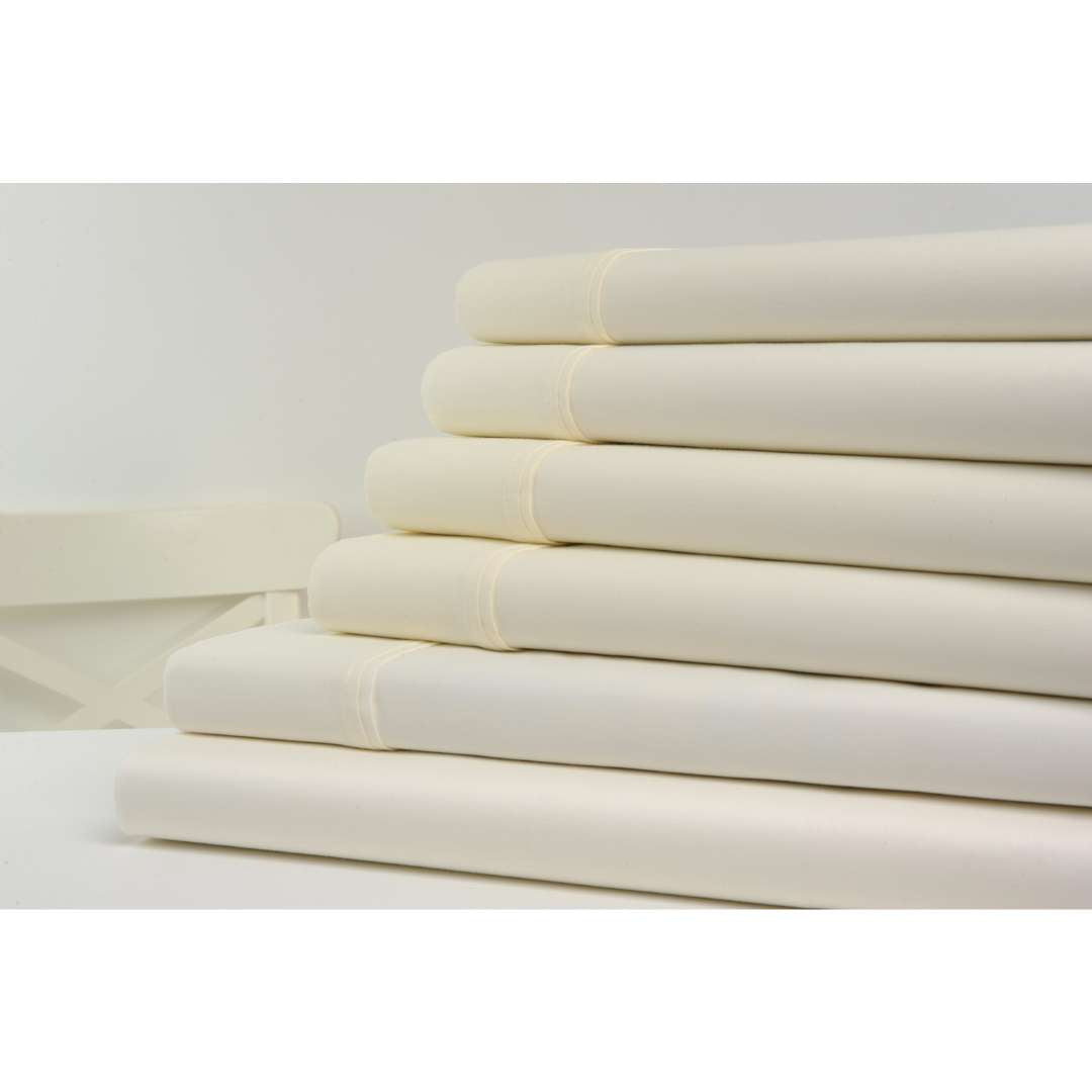 Kathy Ireland 1200 Thread Count 6 Piece Cotton Rich Sheet Set