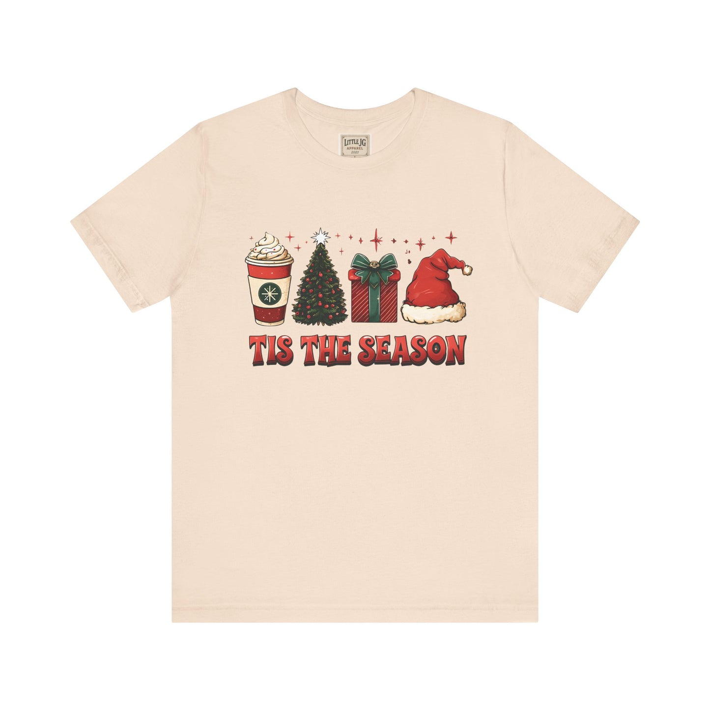 Holiday Cheer Short Sleeve Tee | 'Tis the Season Shirt | Festive Casual Wear | Christmas Gift | Unisex Tee | Seasonal Apparel