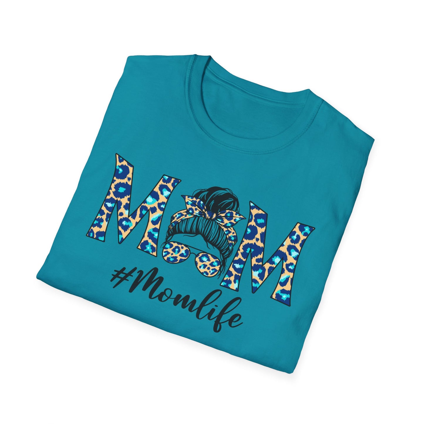 Mom Life Unisex Softstyle T-Shirt | Comfortable Tee for Moms | Gift for Mother's Day, Birthday, Casual Wear, Family Events