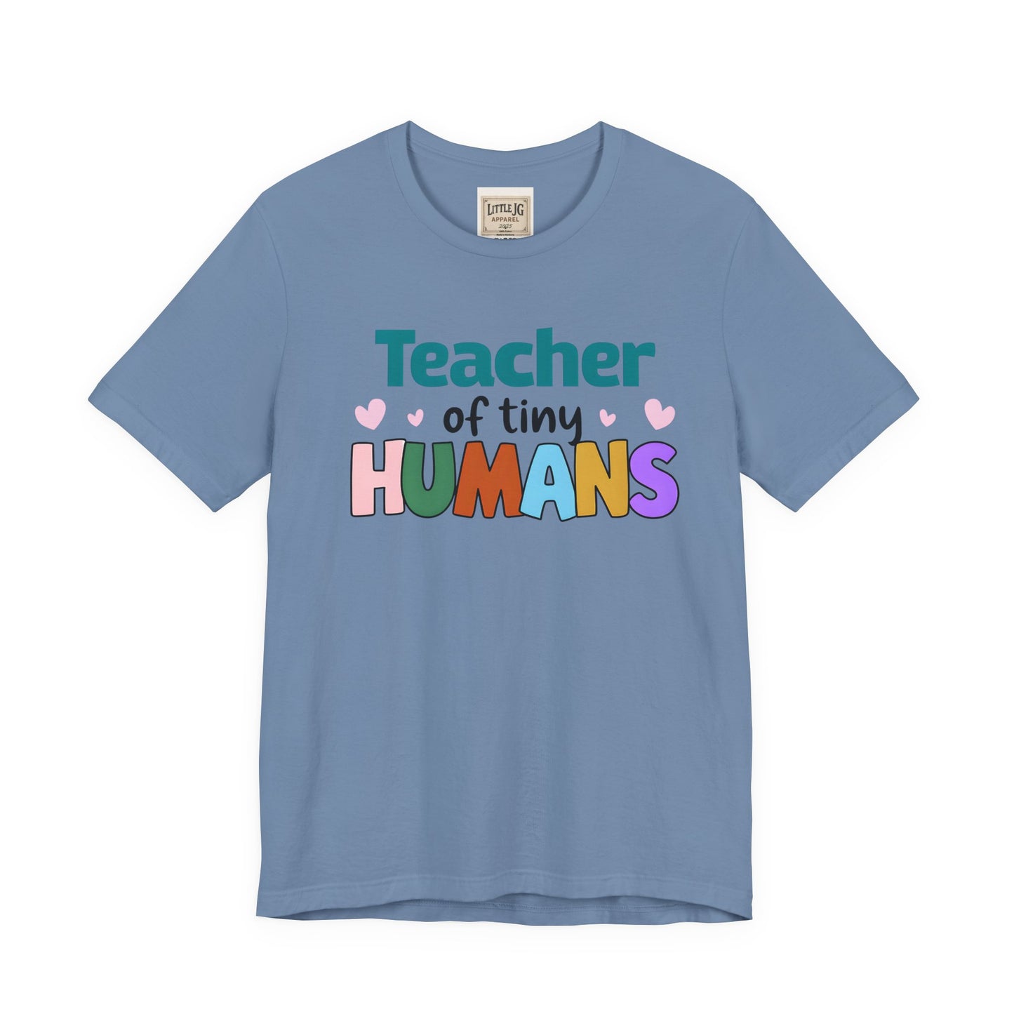 Teacher of Tiny Humans Tee - Unisex Jersey Short Sleeve T-Shirt, Gift for Teachers, Back to School, Classroom Apparel, Cute Teacher [...]