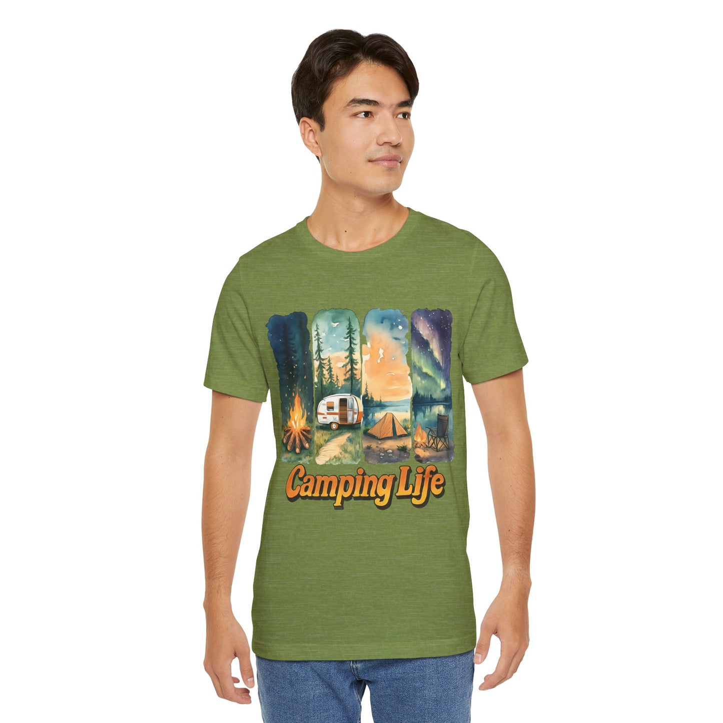 Camping Life Unisex Tee | Outdoor Adventure Shirt, Nature Lover Gift, Camping Apparel, Travel T-Shirt, Weekend Getaway Outfit