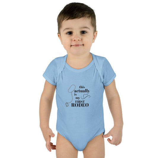 Infant Baby Bodysuit - My First Rodeo - Cute Baby Outfit for Newborns, Western Baby Shower Gift, Baby Wear for Rodeo Events, Adorable [...]