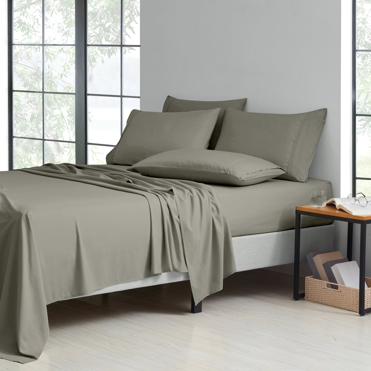 Bamboo 2000 Count 6-Piece Luxury Sheet Set