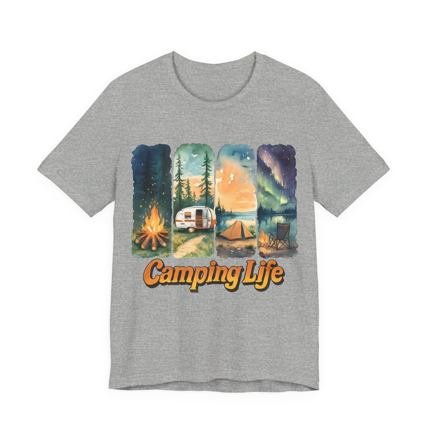 Camping Life Unisex Tee | Outdoor Adventure Shirt, Nature Lover Gift, Camping Apparel, Travel T-Shirt, Weekend Getaway Outfit