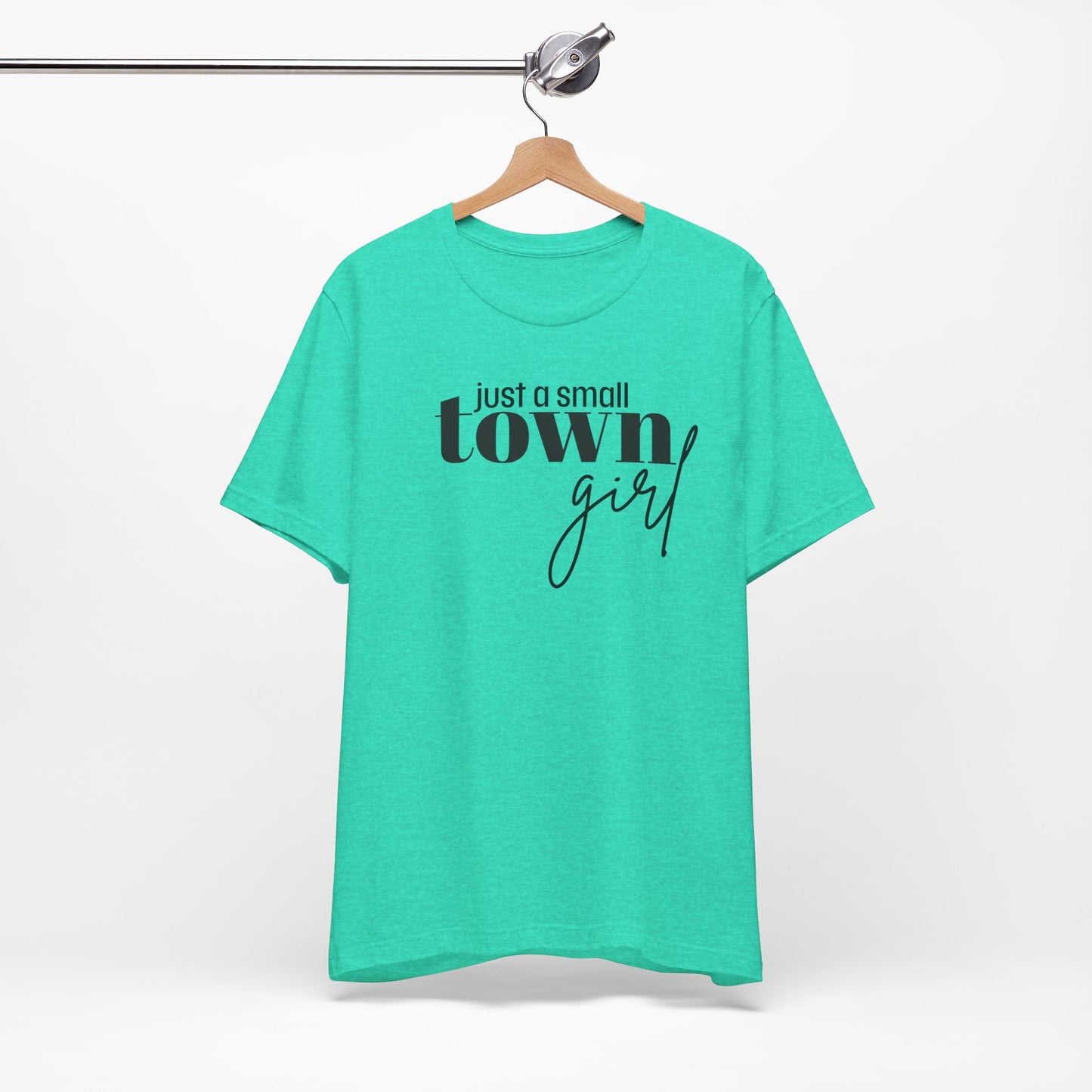 Just a Small Town Girl Tee, Cozy Cotton Shirt Gift, Casual Summer Apparel, Perfect for Birthdays, Country Music Lover Top