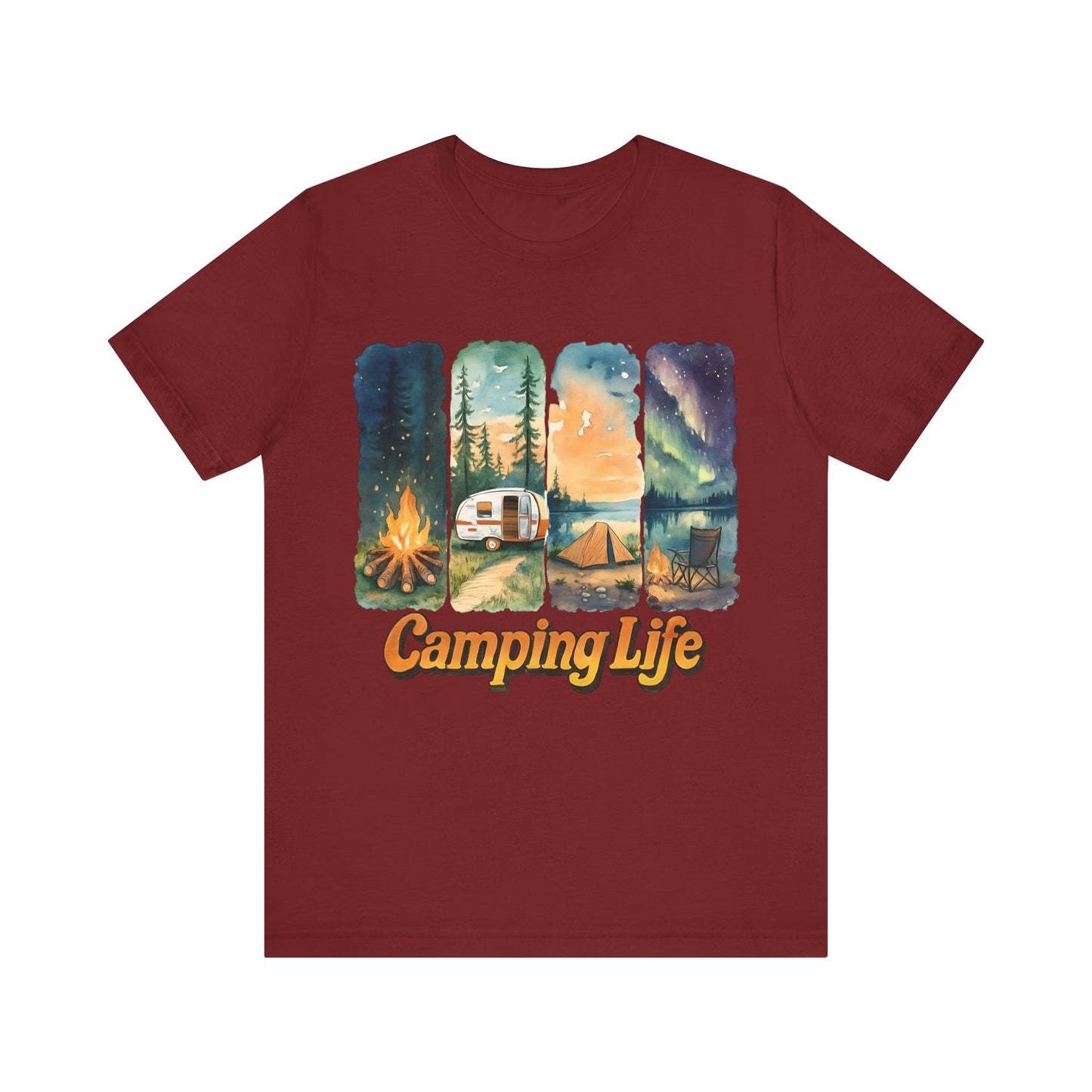 Camping Life Unisex Tee | Outdoor Adventure Shirt, Nature Lover Gift, Camping Apparel, Travel T-Shirt, Weekend Getaway Outfit