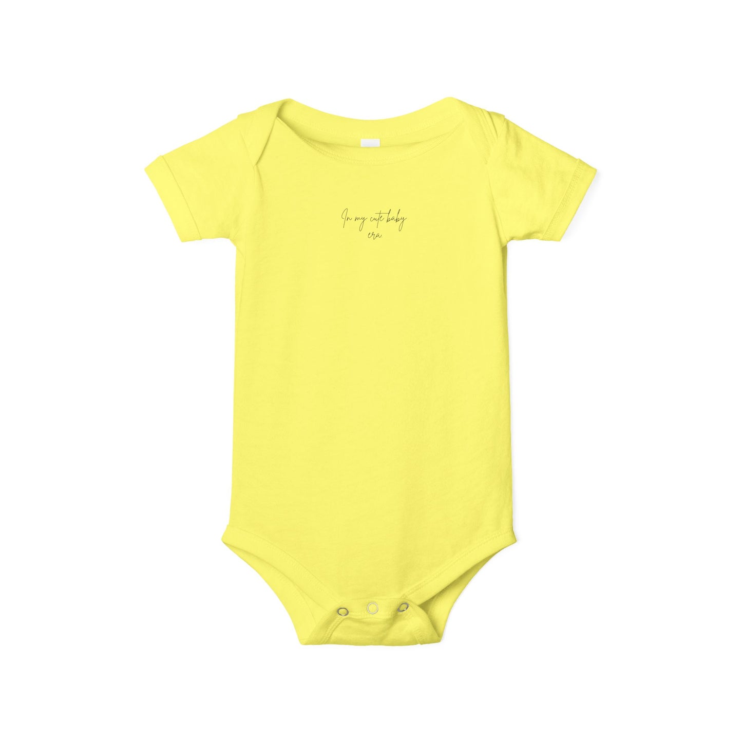Pink Infant Jersey One Piece - " In my cute Baby ere phase" Soft Baby Bodysuit, Cute Newborn Outfit, Baby Shower Gift, Comfortable Everyday Wear, Little One Apparel