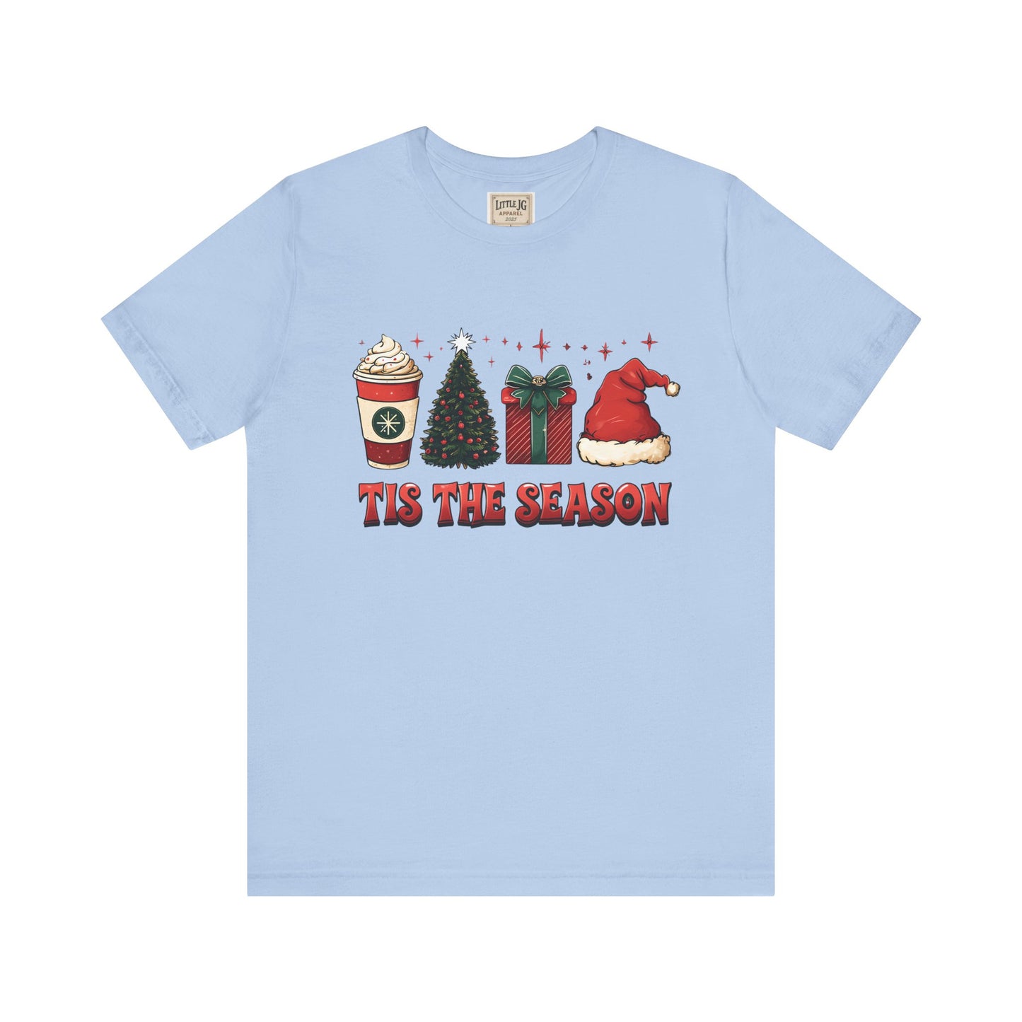 Holiday Cheer Short Sleeve Tee | 'Tis the Season Shirt | Festive Casual Wear | Christmas Gift | Unisex Tee | Seasonal Apparel