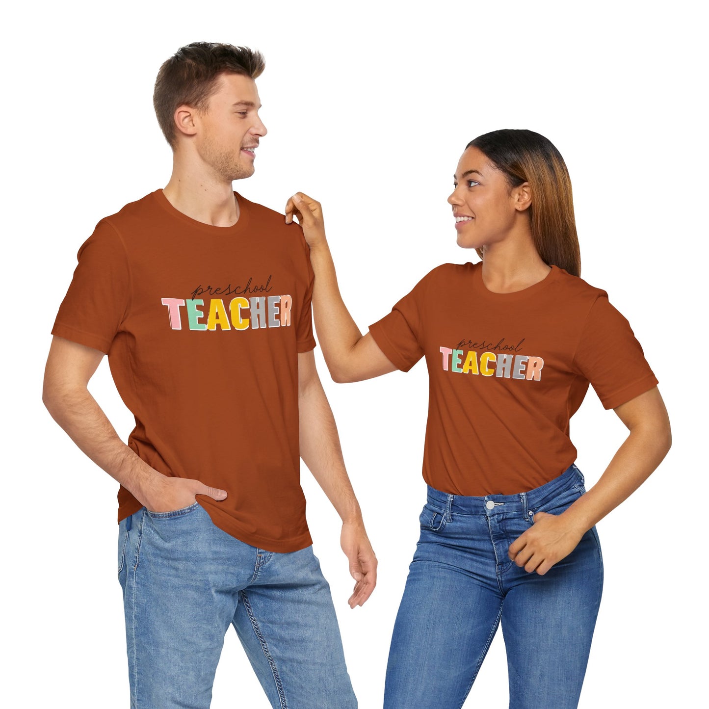 Preschool Teacher Tee, Cute Teacher Shirt, Gift for Educators, Teacher Appreciation, Back to School, Unisex T-Shirt