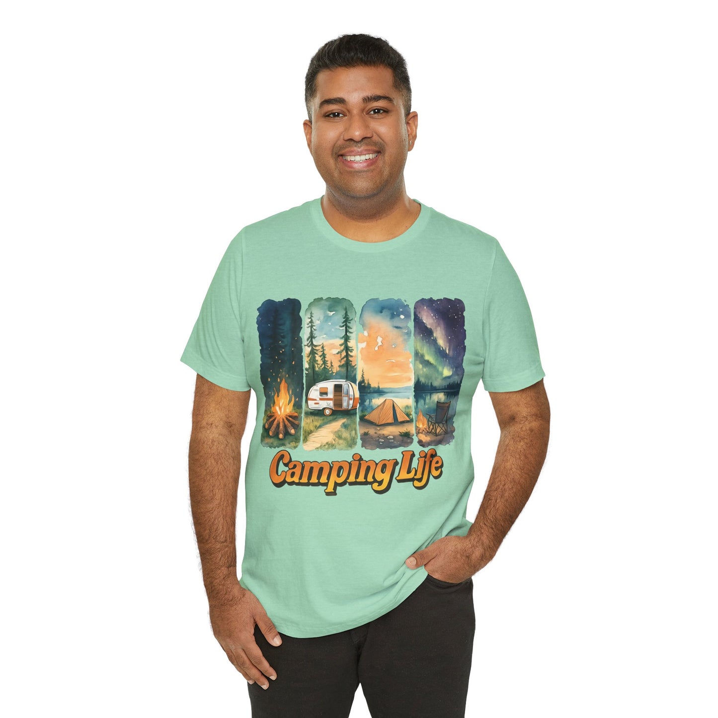 Camping Life Unisex Tee | Outdoor Adventure Shirt, Nature Lover Gift, Camping Apparel, Travel T-Shirt, Weekend Getaway Outfit