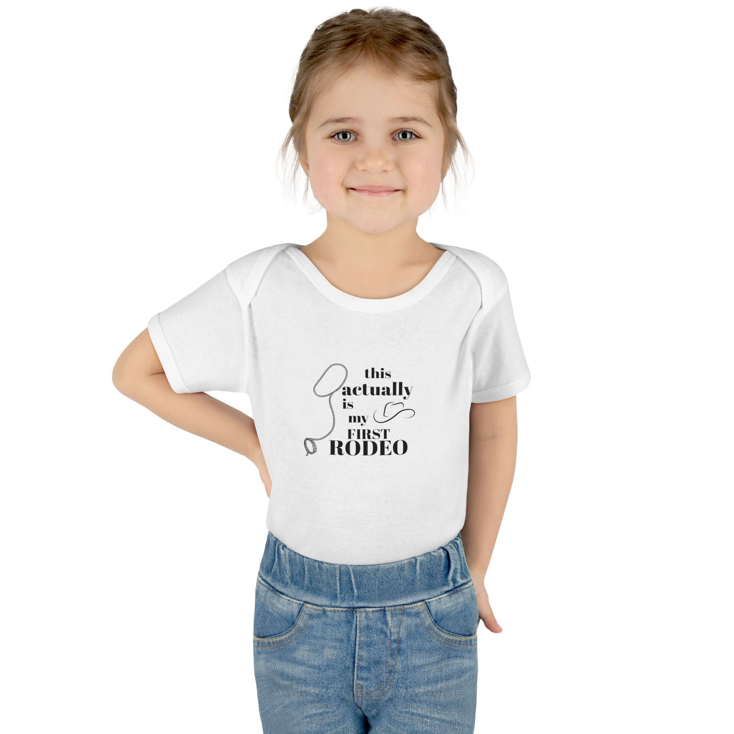 Infant Baby Bodysuit - My First Rodeo - Cute Baby Outfit for Newborns, Western Baby Shower Gift, Baby Wear for Rodeo Events, Adorable [...]