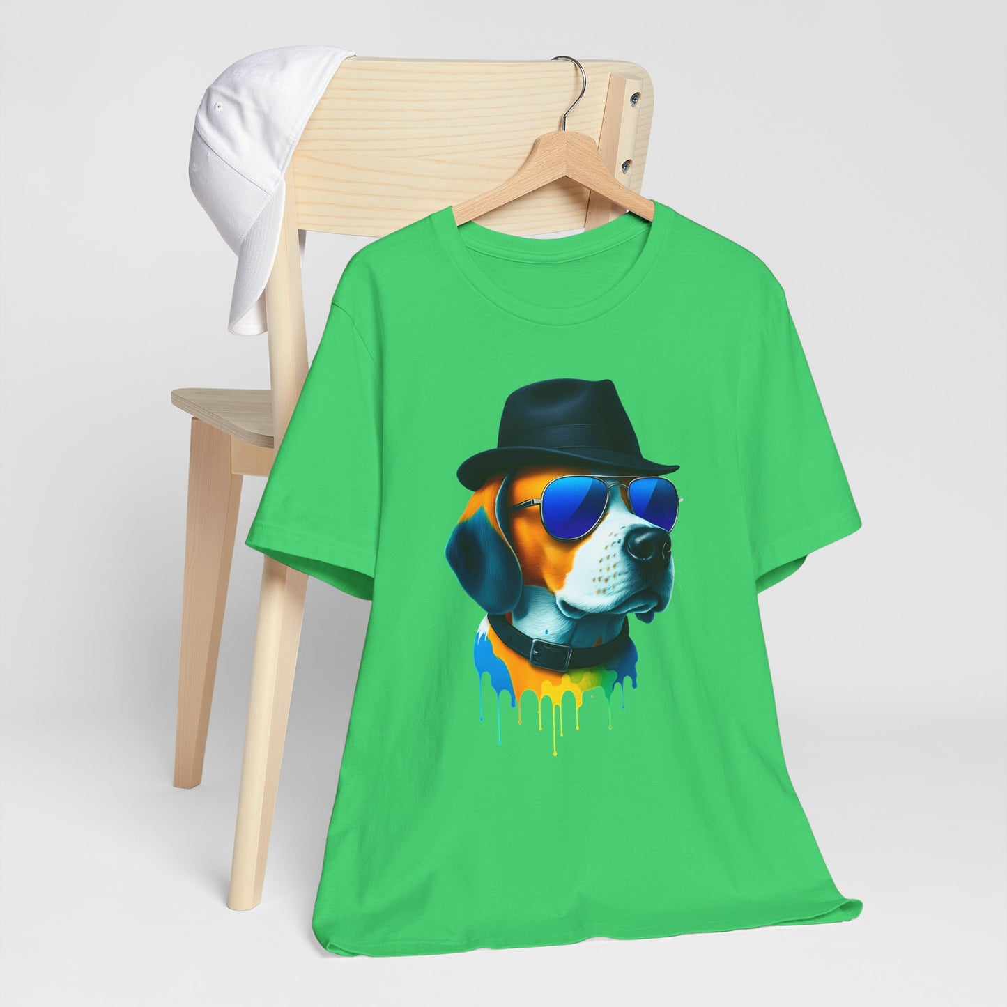 Cool Dog Graphic Tee | Fun Pet Lover T-shirt, Gift for Dog Owners, Casual Wear, Summer Style, Animal Art Apparel