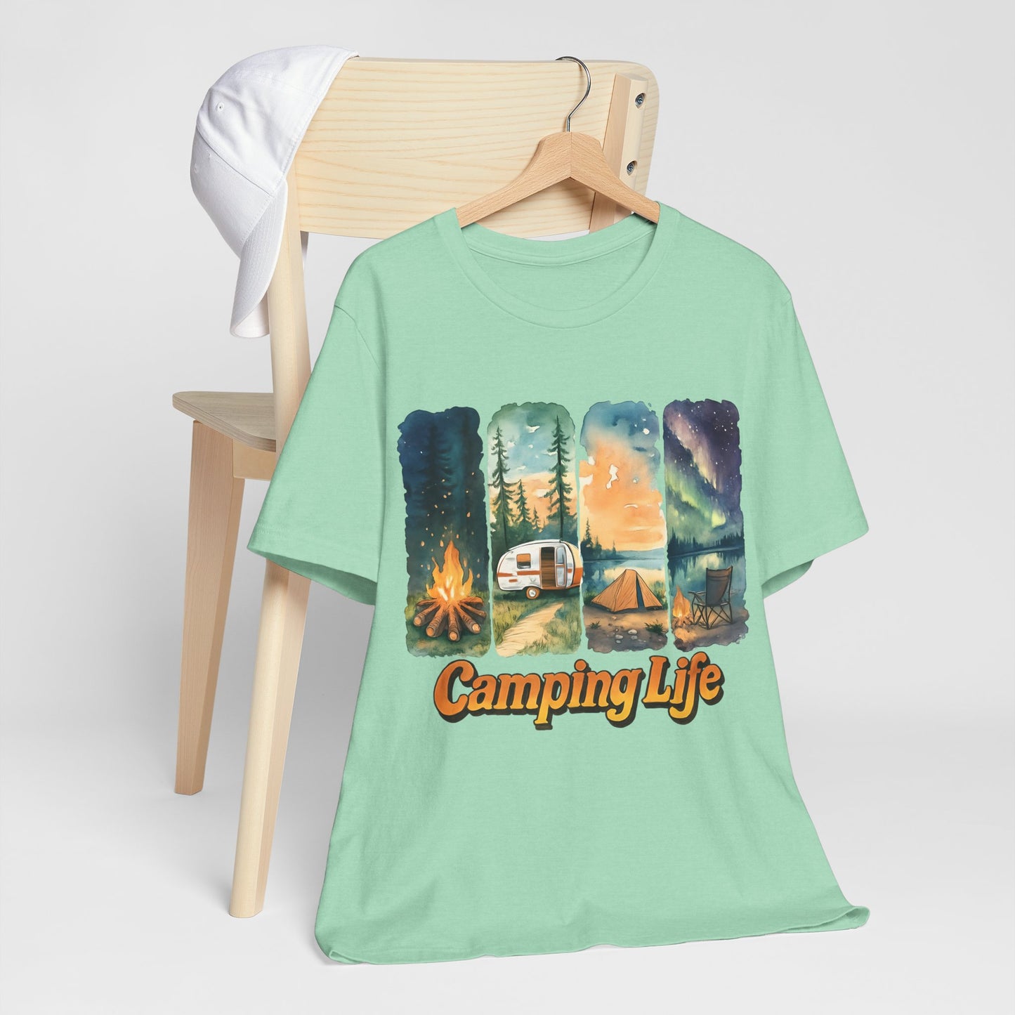 Camping Life Unisex Tee | Outdoor Adventure Shirt, Nature Lover Gift, Camping Apparel, Travel T-Shirt, Weekend Getaway Outfit
