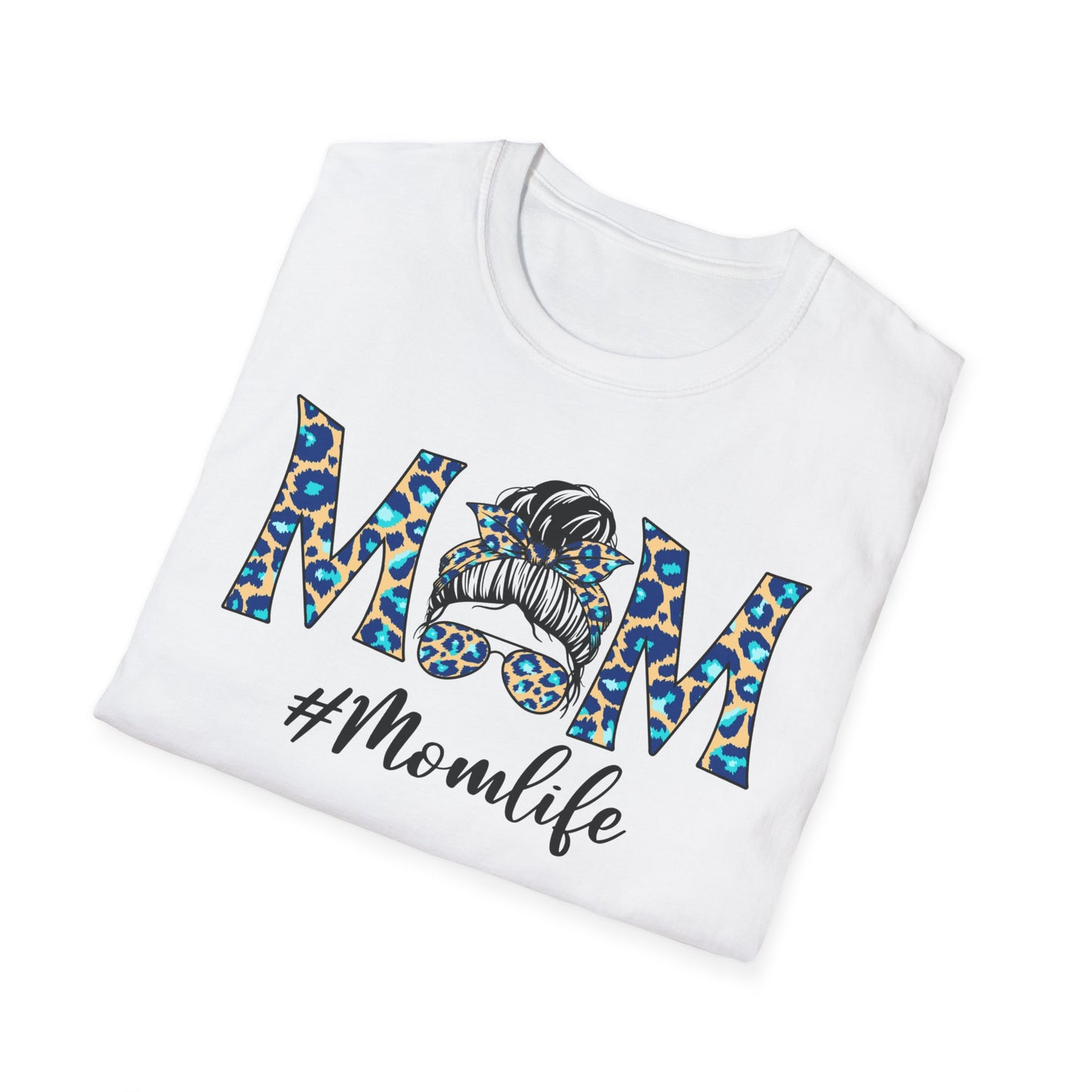 Mom Life Unisex Softstyle T-Shirt | Comfortable Tee for Moms | Gift for Mother's Day, Birthday, Casual Wear, Family Events