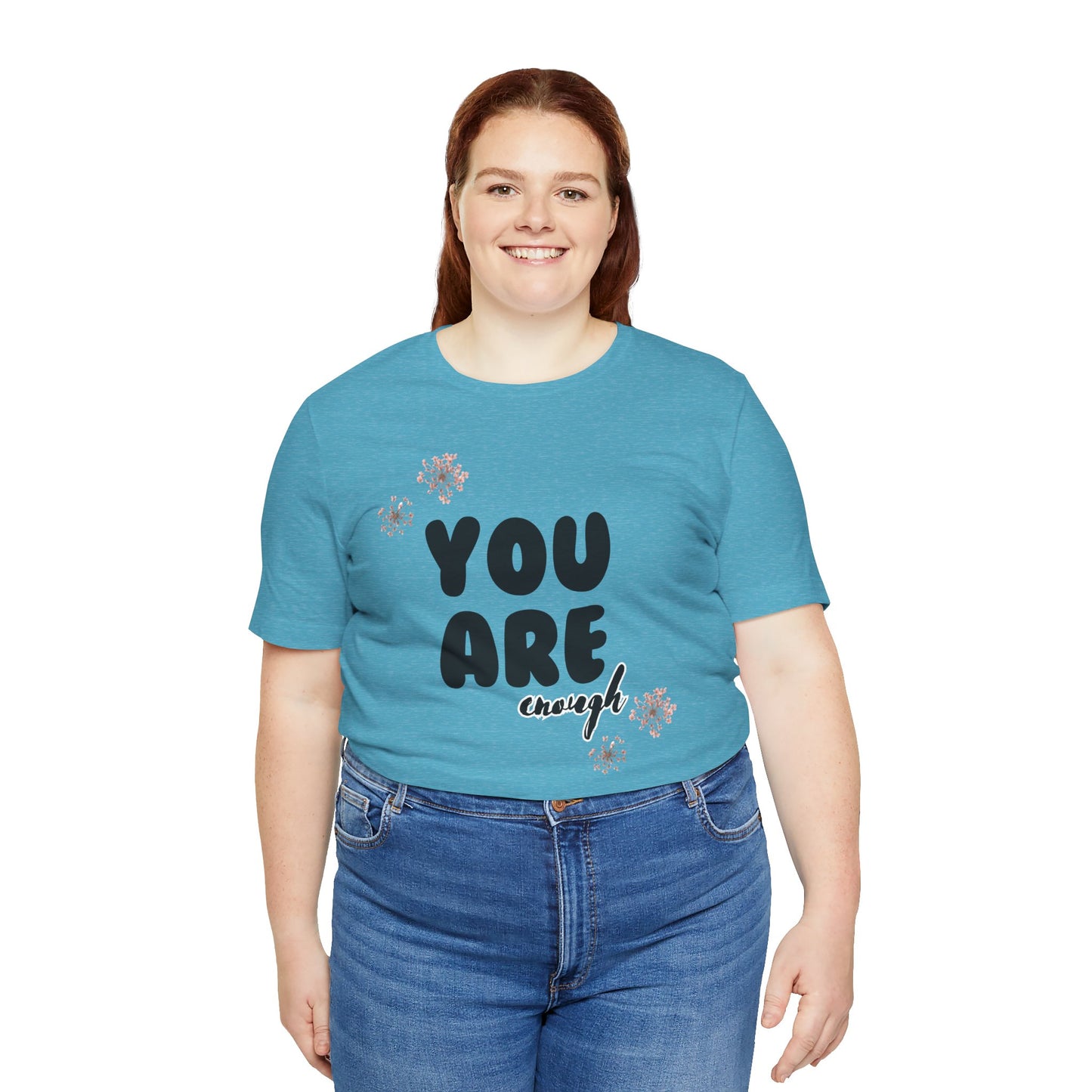 Inspirational Quote Tee - 'You Are Enough' T-Shirt, Unisex Tee for Self-Love, Positive Vibes, Everyday Wear, Gift for Friends, Mental [...]