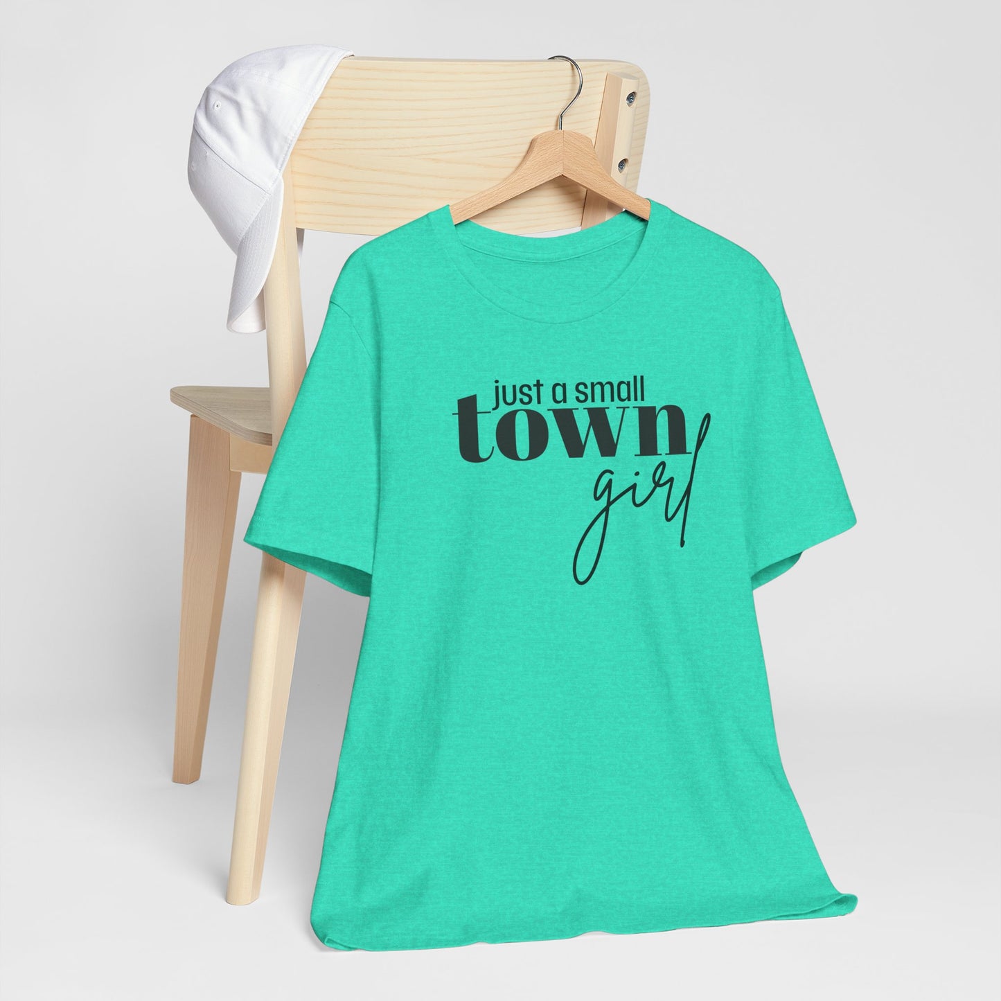 Just a Small Town Girl Tee, Cozy Cotton Shirt Gift, Casual Summer Apparel, Perfect for Birthdays, Country Music Lover Top