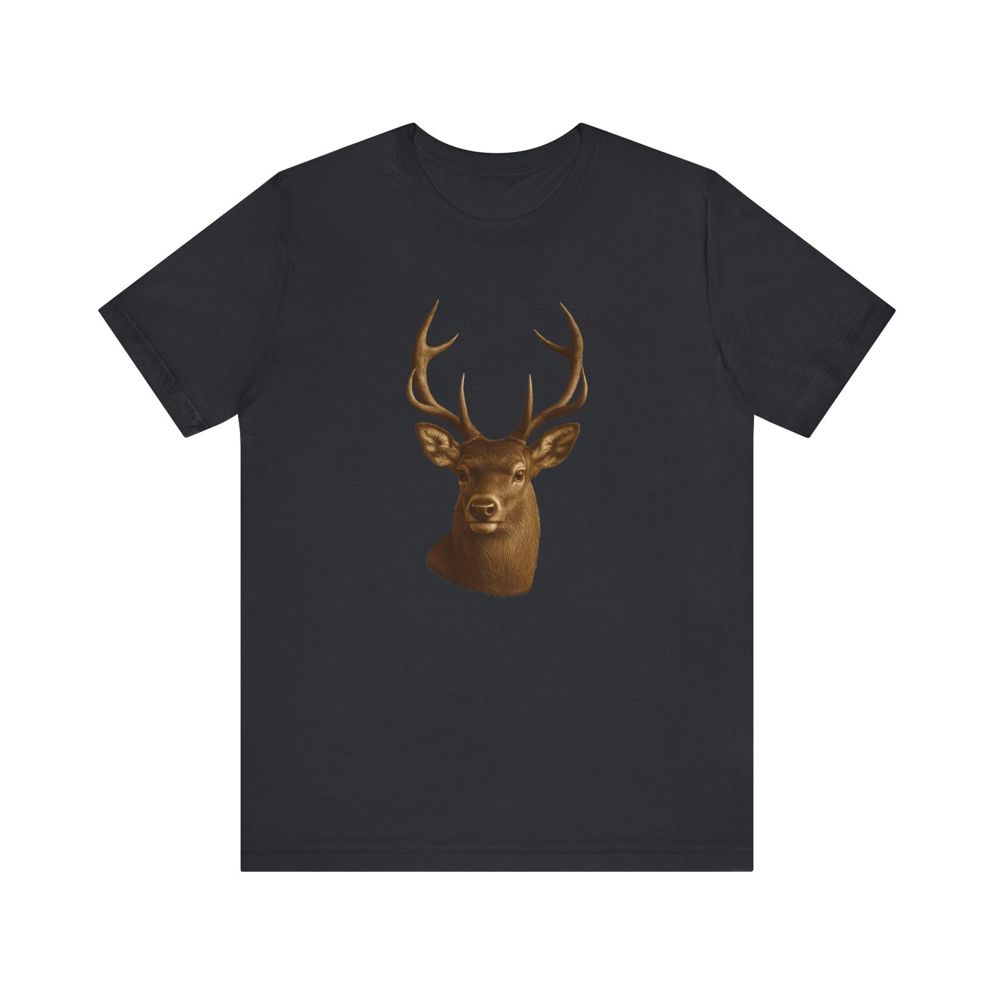 Rustic Deer Graphic Tee, Nature Lover Shirt, Outdoorsy Gift, Casual Wear, Wildlife Enthusiast Tee
