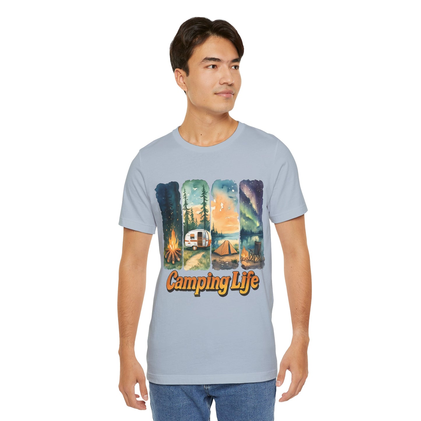 Camping Life Unisex Tee | Outdoor Adventure Shirt, Nature Lover Gift, Camping Apparel, Travel T-Shirt, Weekend Getaway Outfit