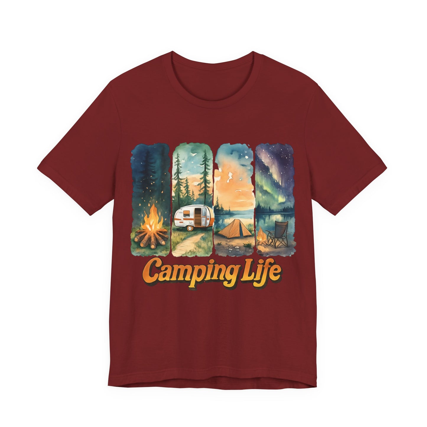 Camping Life Unisex Tee | Outdoor Adventure Shirt, Nature Lover Gift, Camping Apparel, Travel T-Shirt, Weekend Getaway Outfit