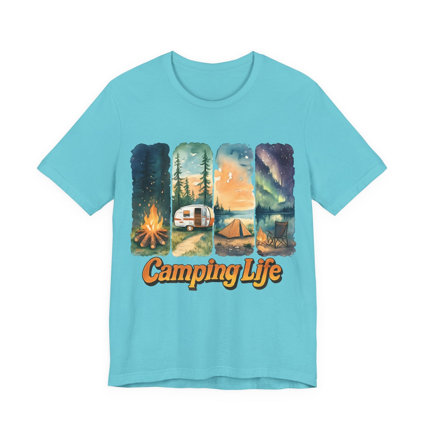 Camping Life Unisex Tee | Outdoor Adventure Shirt, Nature Lover Gift, Camping Apparel, Travel T-Shirt, Weekend Getaway Outfit