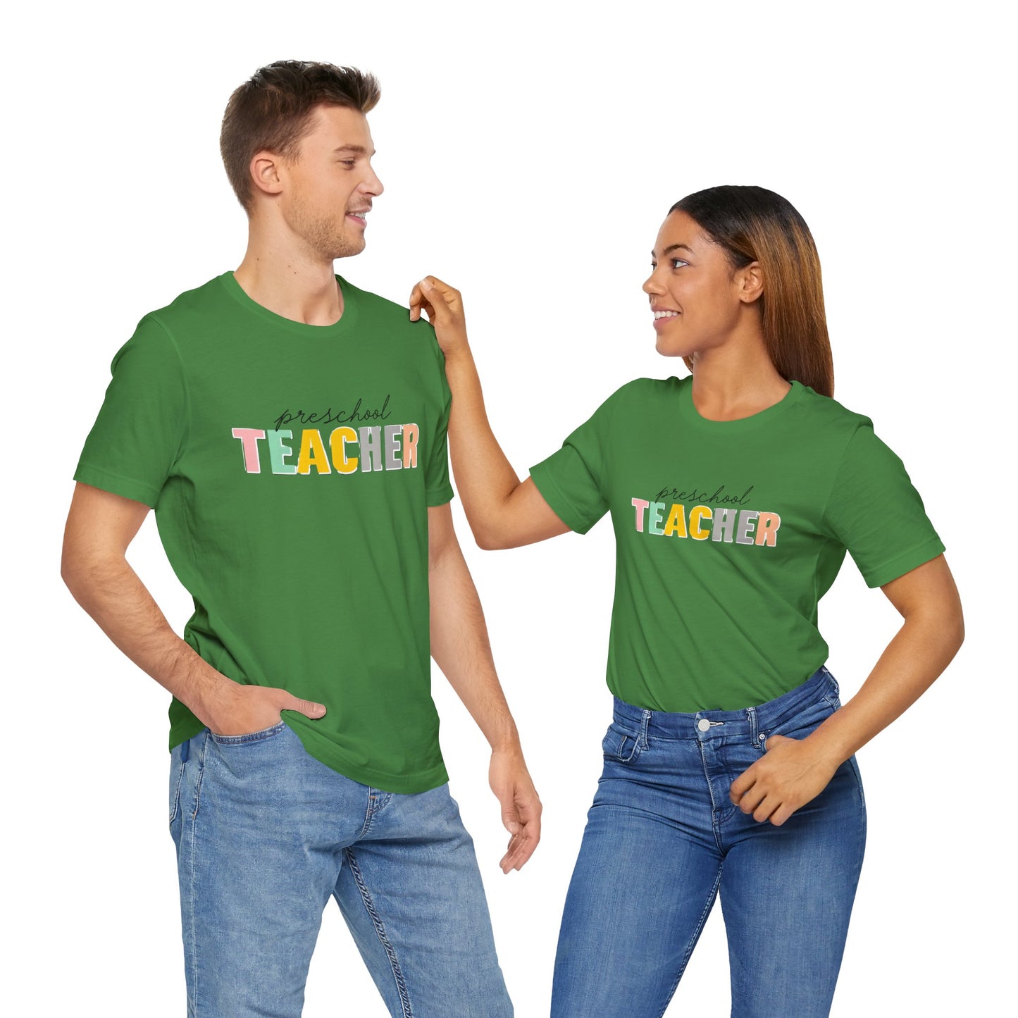 Preschool Teacher Tee, Cute Teacher Shirt, Gift for Educators, Teacher Appreciation, Back to School, Unisex T-Shirt