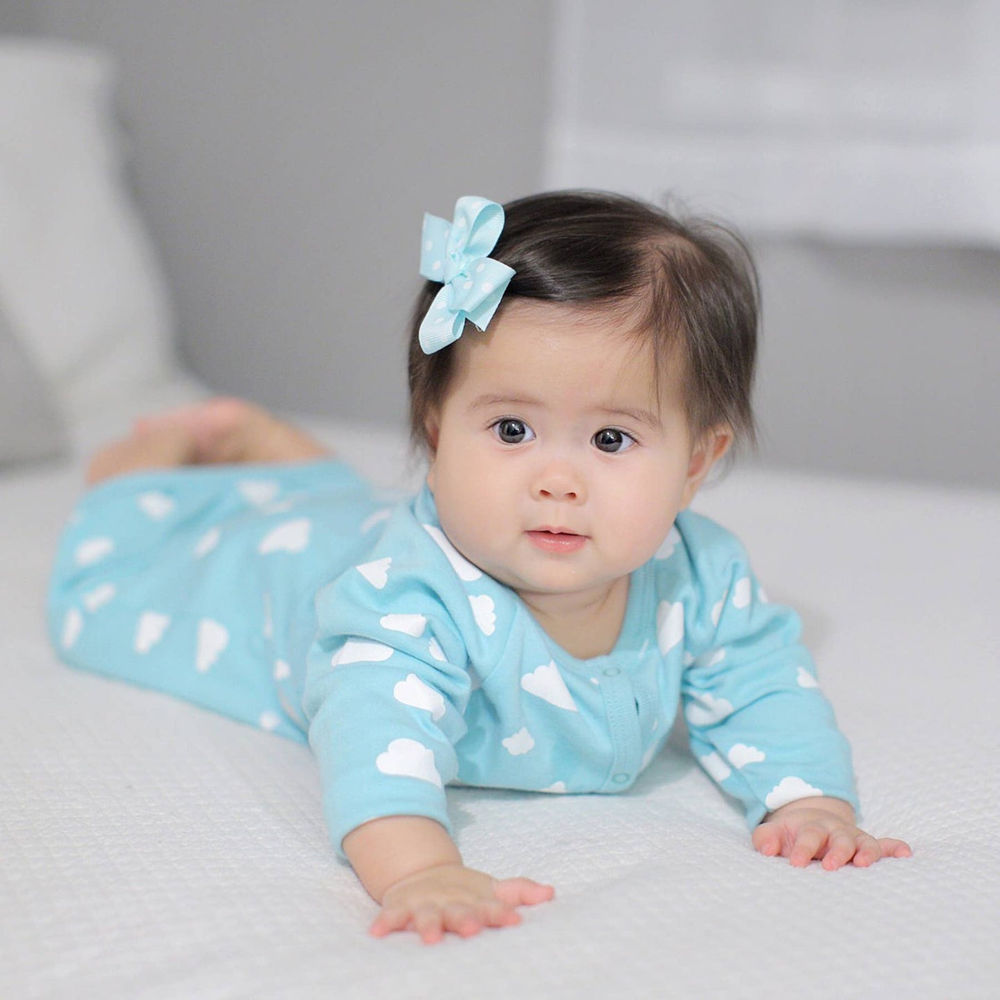 Babysoy Pattern Print Baby Snaps Gown