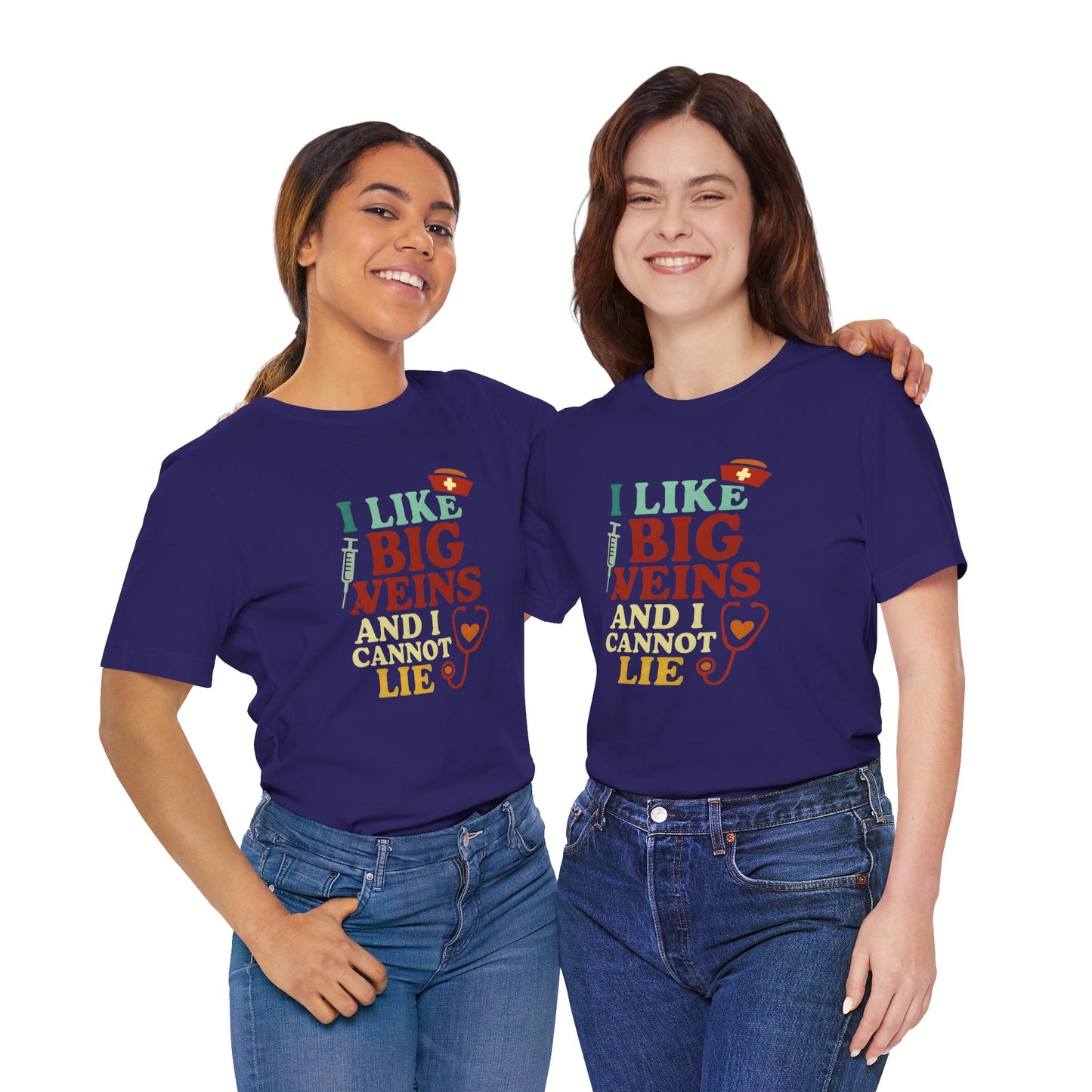 Humorous Medical Tee: I Like Big Veins and I Cannot Lie, Fun Gift for Healthcare Workers, Medical Humor Shirt, Perfect for Birthdays, [...]