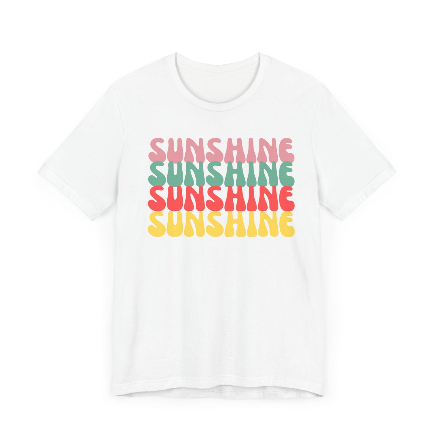 Sunny Vibe Unisex Tee, Summer T-Shirt, Beachwear, Gift for Her, Casual Wear, Fun Graphic Tee