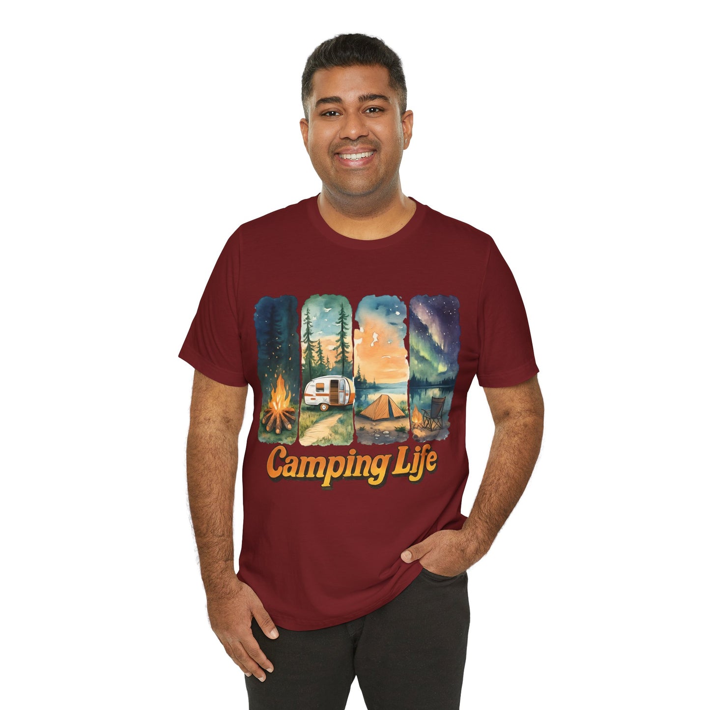 Camping Life Unisex Tee | Outdoor Adventure Shirt, Nature Lover Gift, Camping Apparel, Travel T-Shirt, Weekend Getaway Outfit