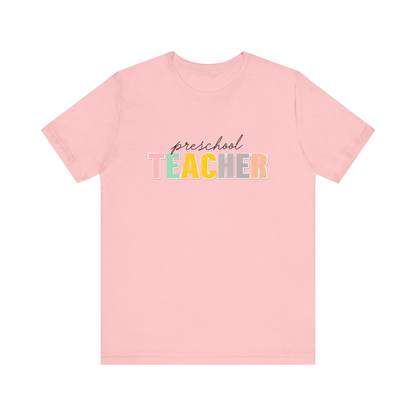 Preschool Teacher Tee, Cute Teacher Shirt, Gift for Educators, Teacher Appreciation, Back to School, Unisex T-Shirt