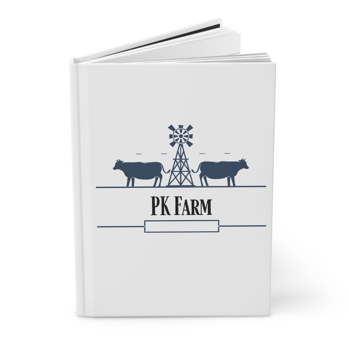Farm-Themed Hardcover Journal for Creative Minds, Personal Diary, Gift for Farmers, Note-taking, Farmhouse Decor, Cow Love