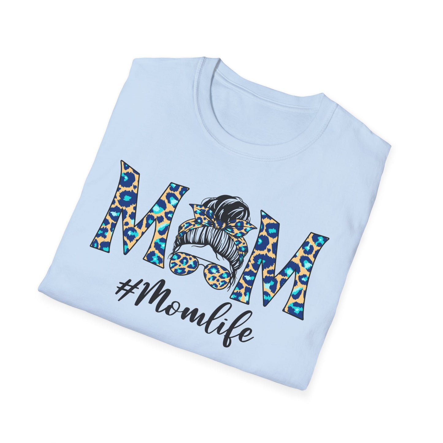 Mom Life Unisex Softstyle T-Shirt | Comfortable Tee for Moms | Gift for Mother's Day, Birthday, Casual Wear, Family Events
