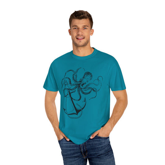 Nautical Anchor Octopus Tee