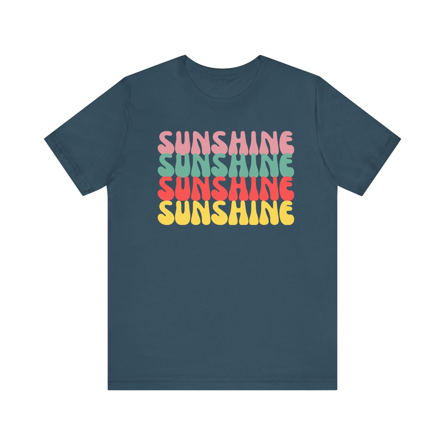 Sunny Vibe Unisex Tee, Summer T-Shirt, Beachwear, Gift for Her, Casual Wear, Fun Graphic Tee