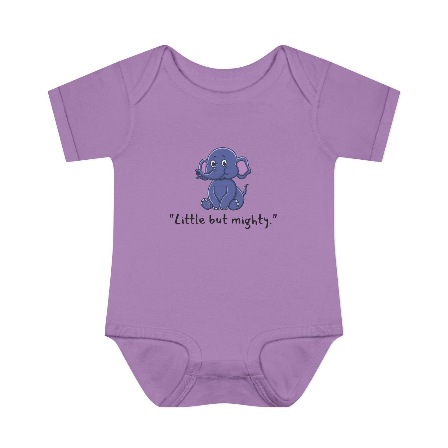 Baby Bodysuit - Little But Mighty Elephant