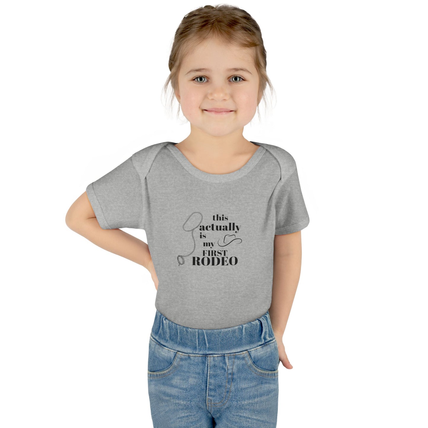 Infant Baby Bodysuit - My First Rodeo - Cute Baby Outfit for Newborns, Western Baby Shower Gift, Baby Wear for Rodeo Events, Adorable [...]
