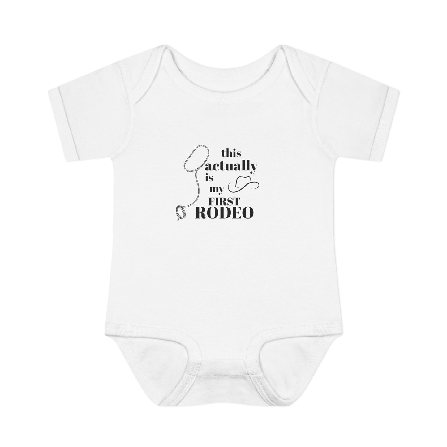Infant Baby Bodysuit - My First Rodeo - Cute Baby Outfit for Newborns, Western Baby Shower Gift, Baby Wear for Rodeo Events, Adorable [...]