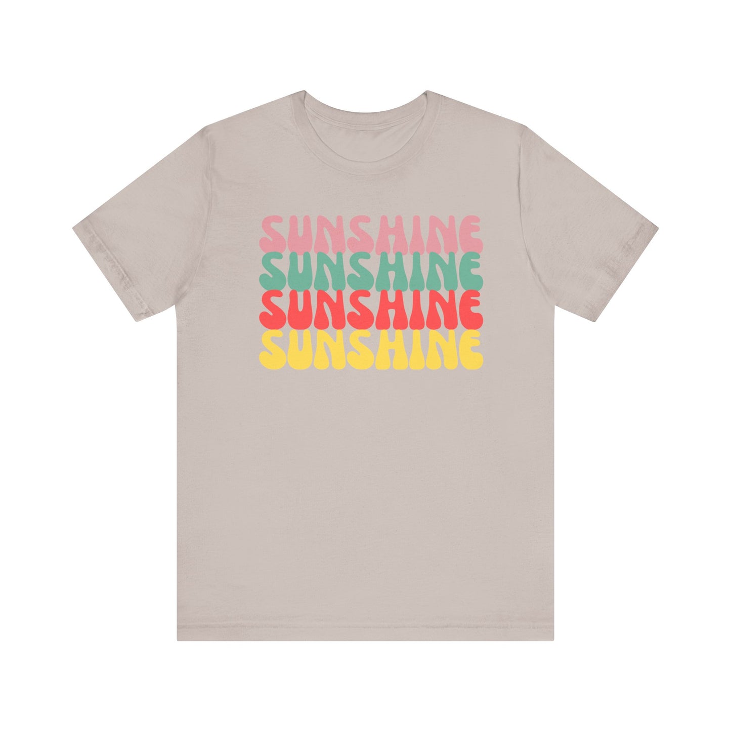 Sunny Vibe Unisex Tee, Summer T-Shirt, Beachwear, Gift for Her, Casual Wear, Fun Graphic Tee