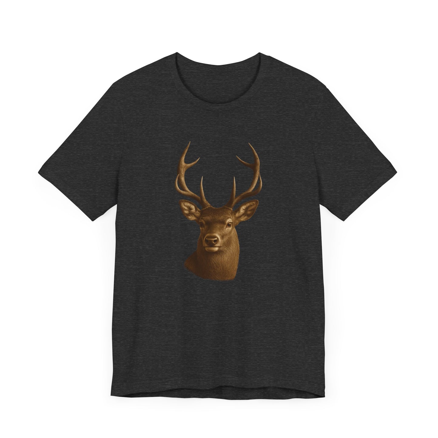 Rustic Deer Graphic Tee, Nature Lover Shirt, Outdoorsy Gift, Casual Wear, Wildlife Enthusiast Tee