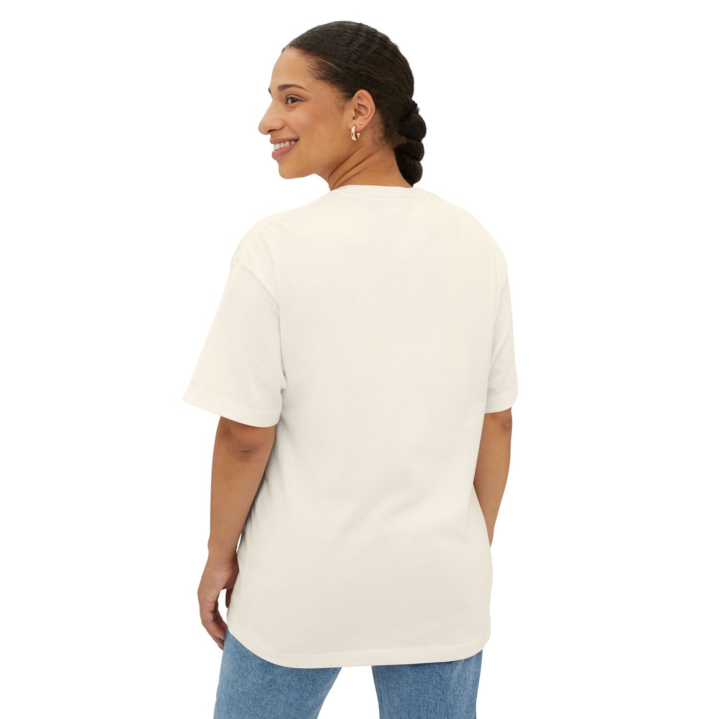 Oversized Tee Smiley Cowboy and Bow Shirt