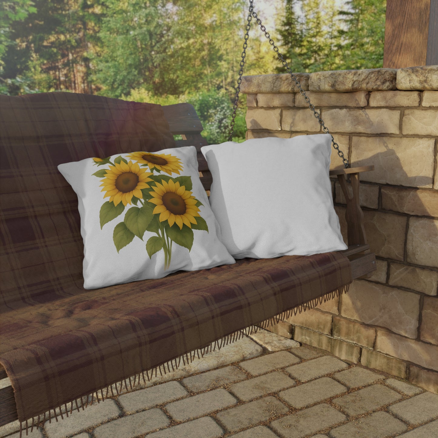 Outdoor Pillows - Vibrant Sunflower Summertime Favorite