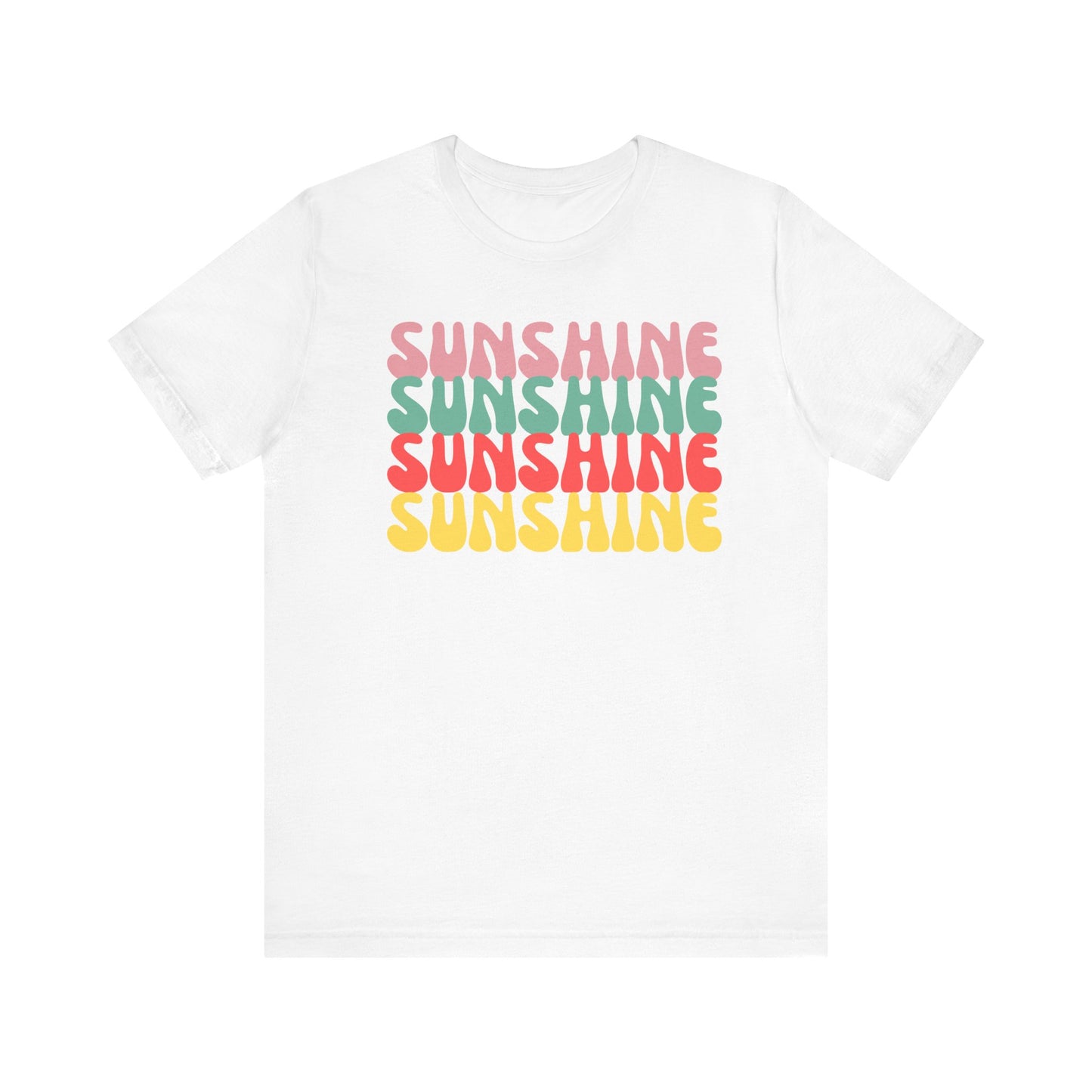 Sunny Vibe Unisex Tee, Summer T-Shirt, Beachwear, Gift for Her, Casual Wear, Fun Graphic Tee