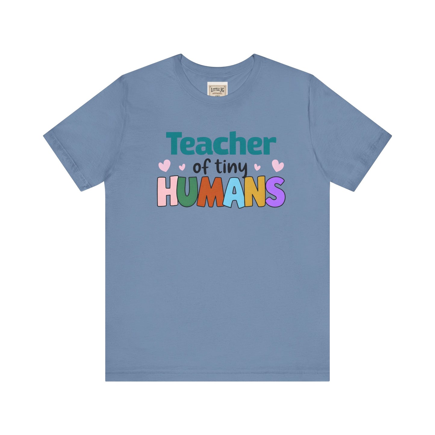 Teacher of Tiny Humans Tee - Unisex Jersey Short Sleeve T-Shirt, Gift for Teachers, Back to School, Classroom Apparel, Cute Teacher [...]