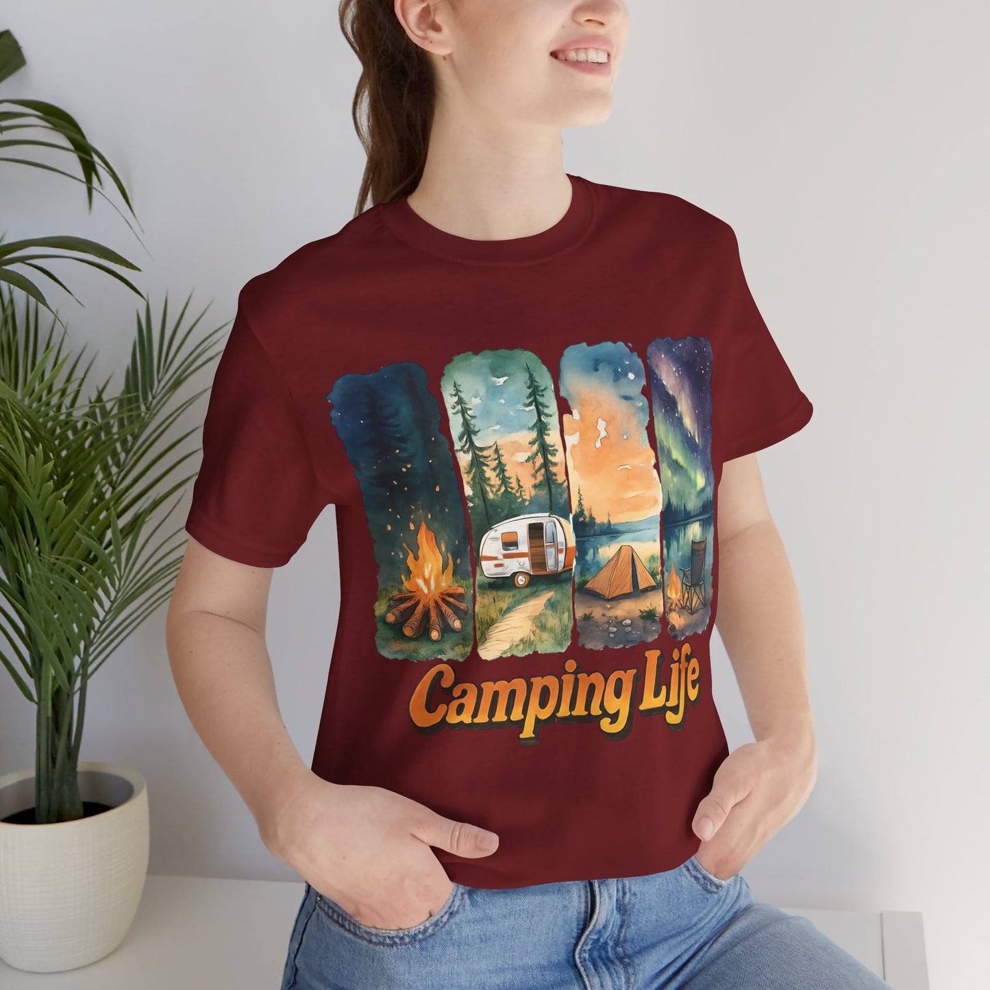 Camping Life Unisex Tee | Outdoor Adventure Shirt, Nature Lover Gift, Camping Apparel, Travel T-Shirt, Weekend Getaway Outfit