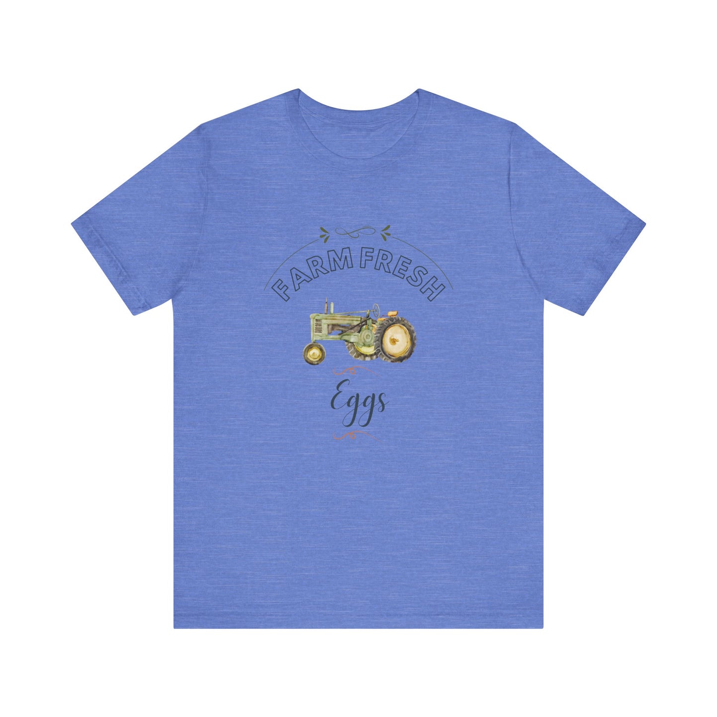 Egg Farm Unisex Tee with Tractor Design