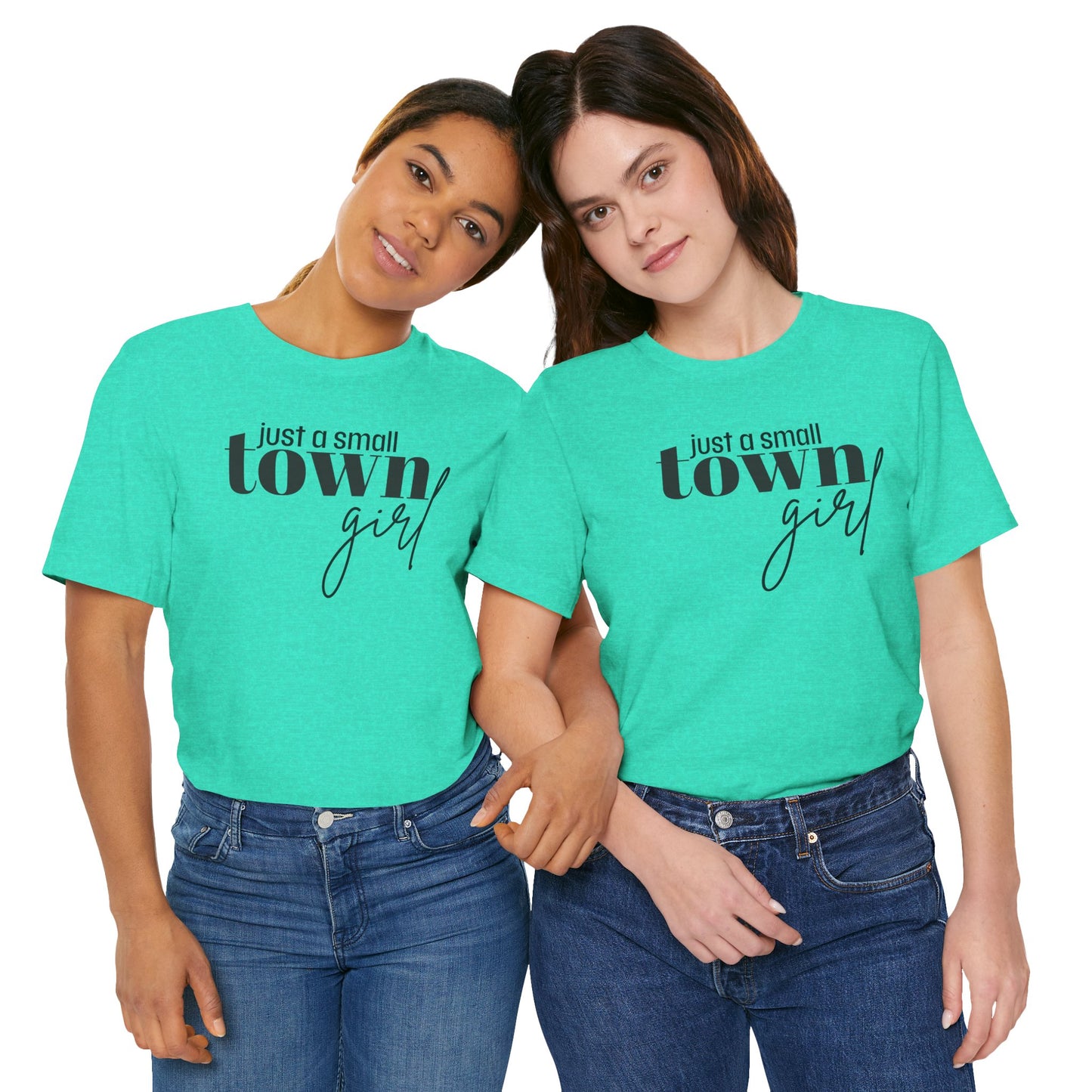Just a Small Town Girl Tee, Cozy Cotton Shirt Gift, Casual Summer Apparel, Perfect for Birthdays, Country Music Lover Top
